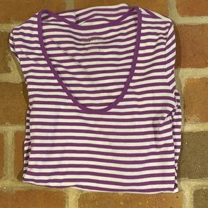 Maternity striped shirt